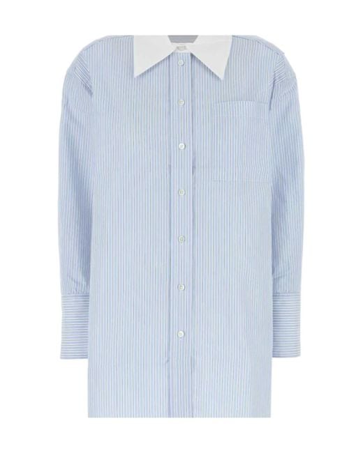 Co. Blue Striped Button-Up Shirt