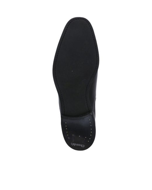 Church's Black Round Toe Slip-On Boots for men