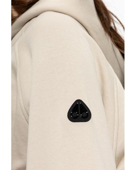 Moose Knuckles Natural Long-Sleeved Sweatshirt