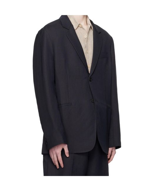 Studio Nicholson Blue Button Blazer for men
