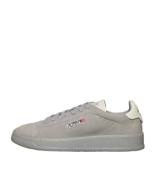 Autry Gray Dallas Low Sneakers
