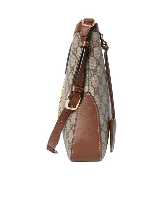 Gucci Brown Large Padlock Shoulder Bag