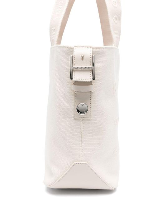Hogan Natural Medium Script Open Top Tote Bag