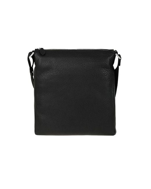 Emporio Armani Black Logo Shoulder Bag for men