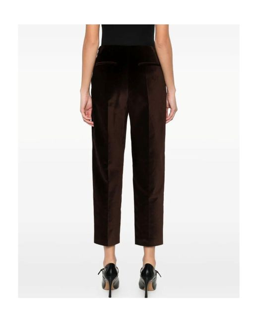 Marni Black Straight-Leg Pressed-Crease Trousers