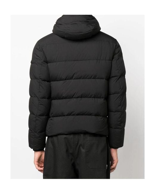 Moorer Black Long-Sleeved Down Jacket for men