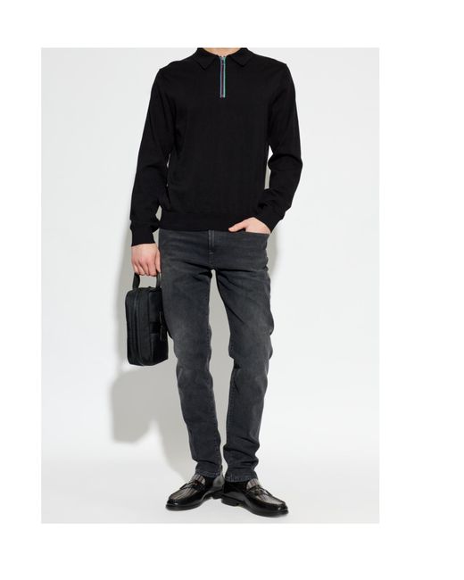 Paul Smith Blue Ps Paul Smith Tapered Leg Jeans for men