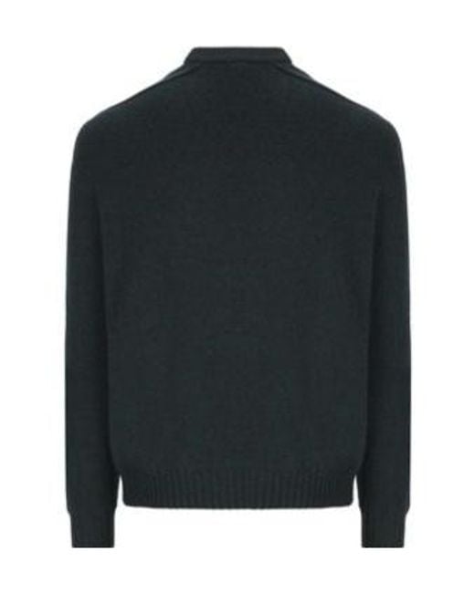 Loro Piana Black Mastallone Crewneck Jumper for men
