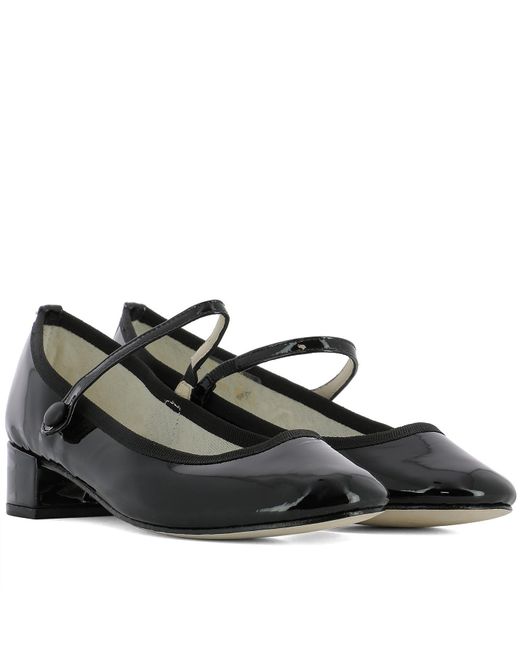 Repetto Black Mary Jane Ballet Flats