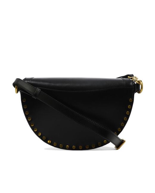 Isabel Marant Black Skano Studded Belt Bag