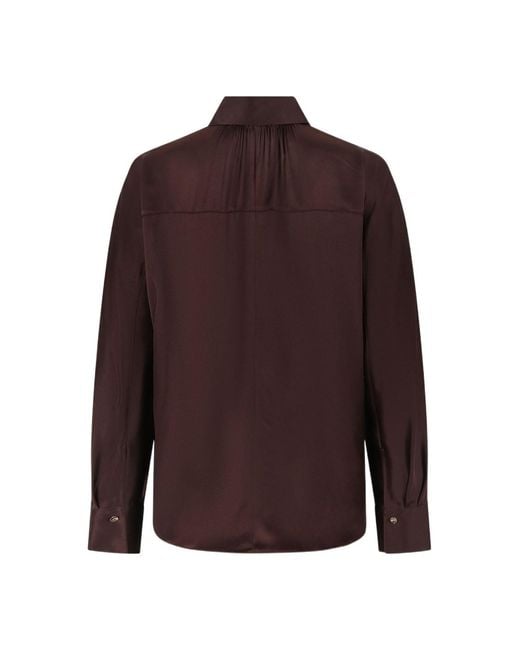 Vince Red Long-Sleeve Shirt
