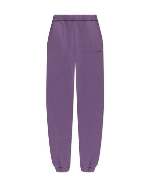The Attico Purple The High-Waisted Loose Jogging Pants