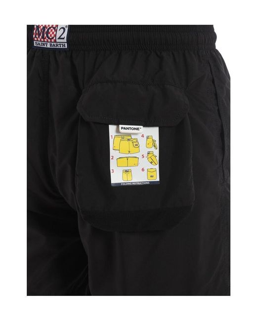 Mc2 Saint Barth Black Swimwear for men