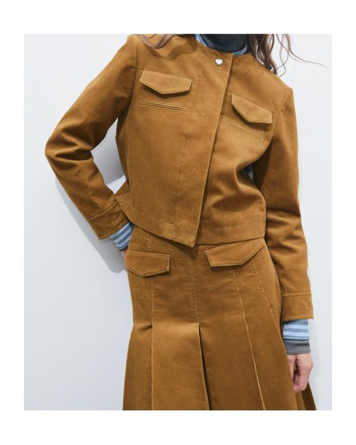 Tory Burch Brown Corduroy Jacket