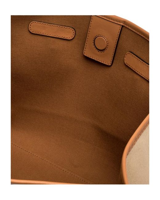 Gianni Chiarini Natural Marcella Logo Patch Tote Bag