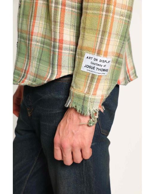 GALLERY DEPT. Metallic Plaid Shirt for men