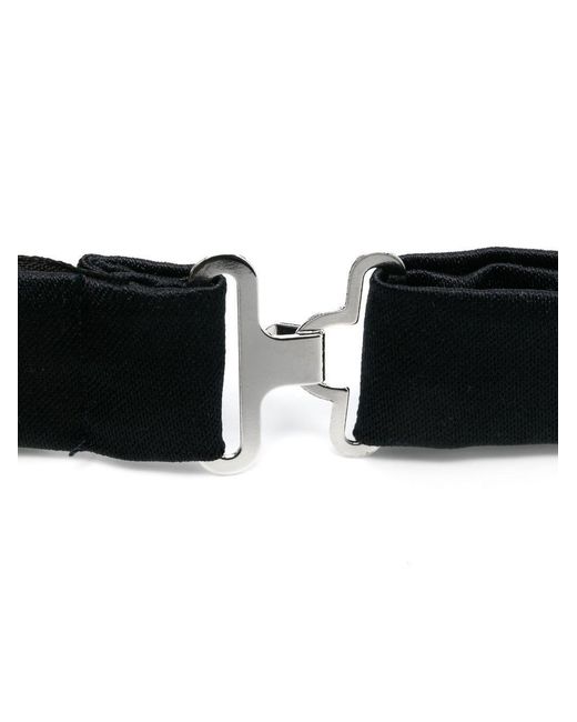 Tagliatore White Hook And Eye Fastened Papillon Bow Tie for men