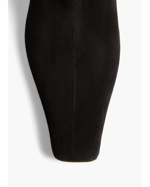 Khaite Black Ona Ankle Boots