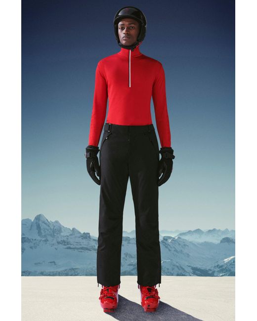 Moncler Black Nylon Ski Trousers for men