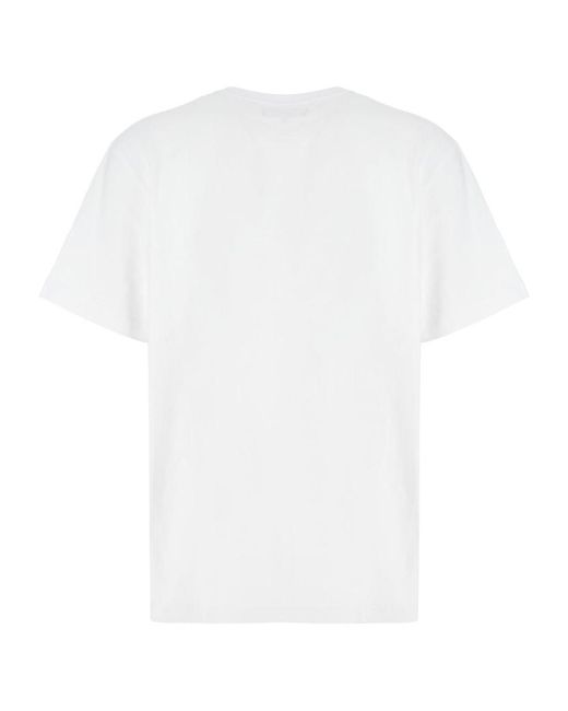 Purple Brand White Short-Sleeved T-Shirt for men