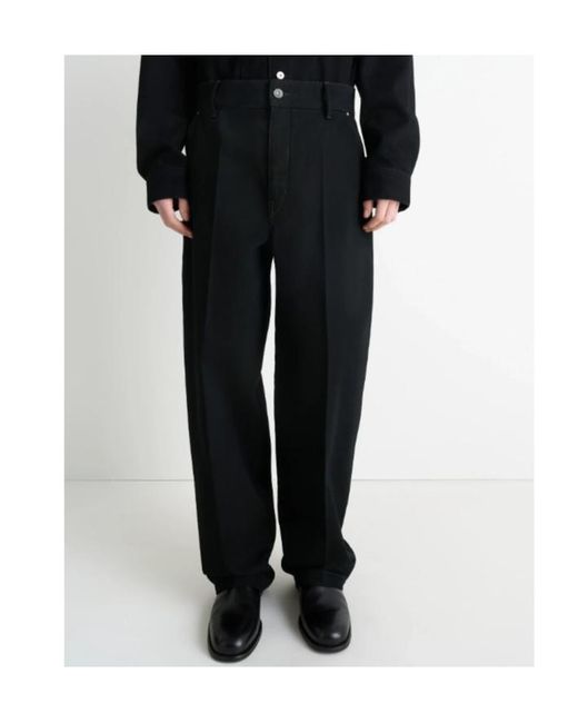 Lemaire Black Jeans With Belt Loops for men