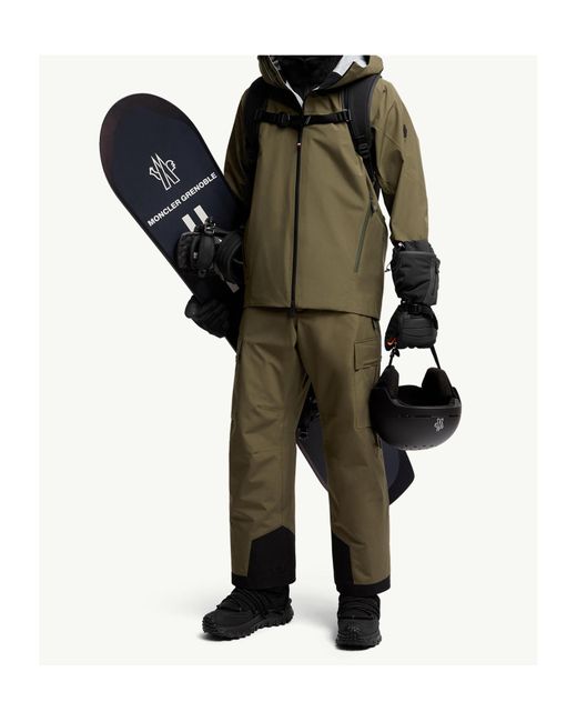 Moncler Green Grenoble Hinterburgs Hooded Ski Jacket for men