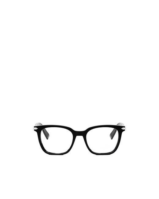 Dior White Eyewear Square-Frame Glasses