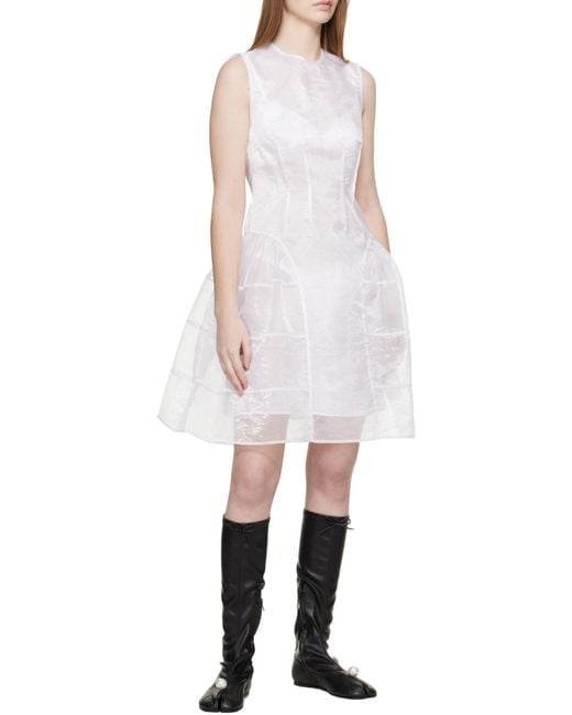 CECILIE BAHNSEN White Abigail Dress