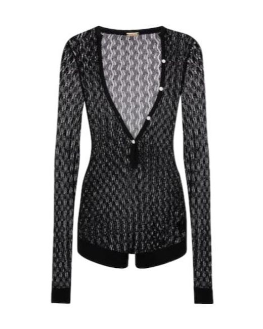 Dodo Bar Or Black Knit Playsuit