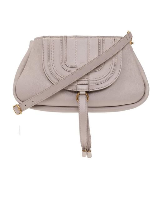 Chloé Natural Chloé Marcie Shoulder Bag