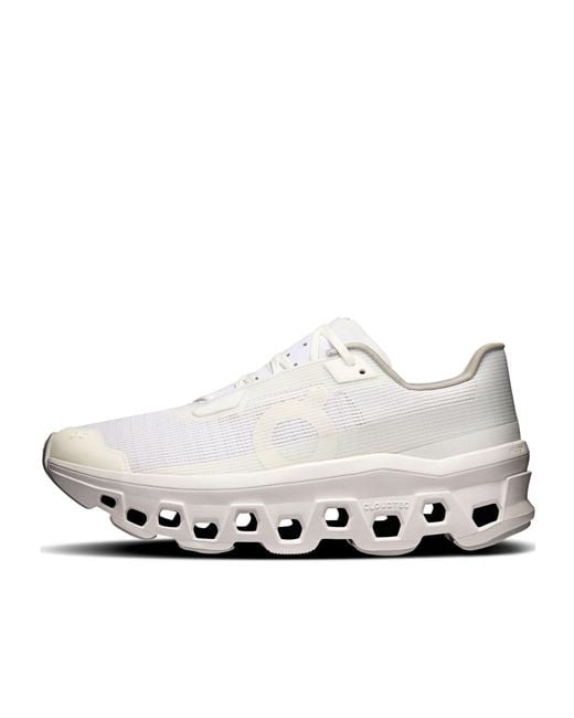 On Shoes White Solid Color Sneakers