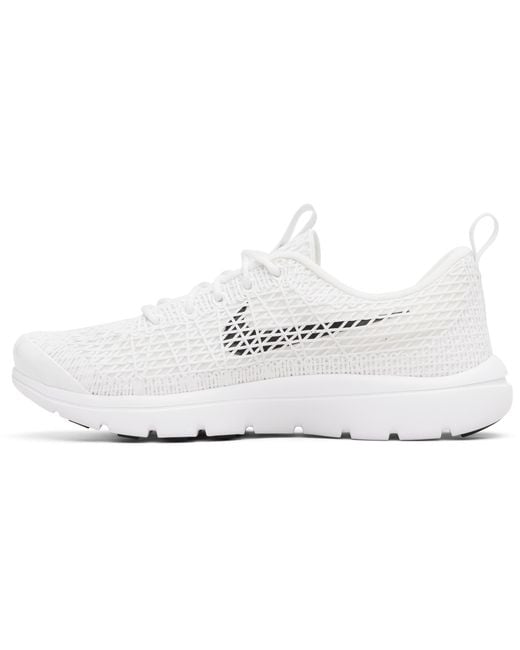 Comme des Garçons White X Nike Air Logo-Detail Sneakers for men
