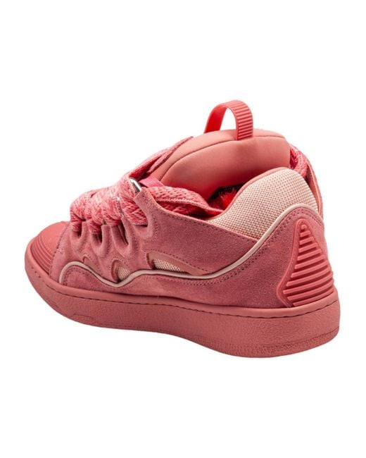 Lanvin Pink Round-Toe Casual Shoes