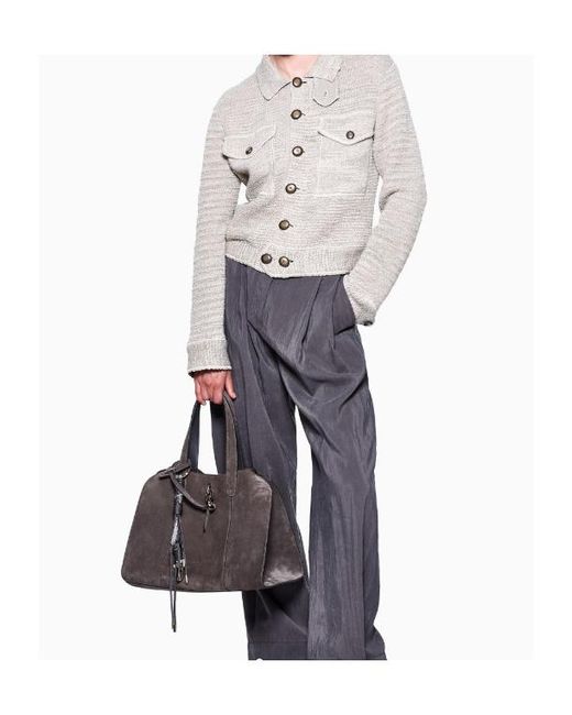 Giorgio Armani White Buttoned Pocket Jacket