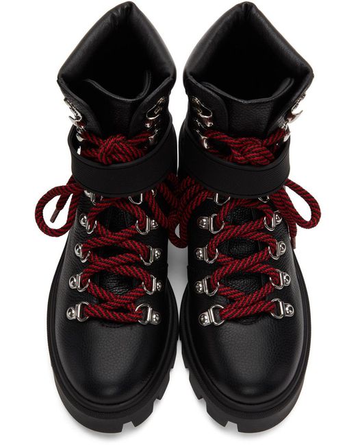 Moncler Black Carol 50Mm Leather Ankle Boots
