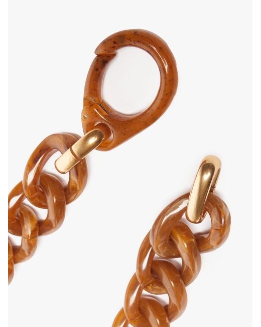 Max Mara Metallic Thick Chain Necklace