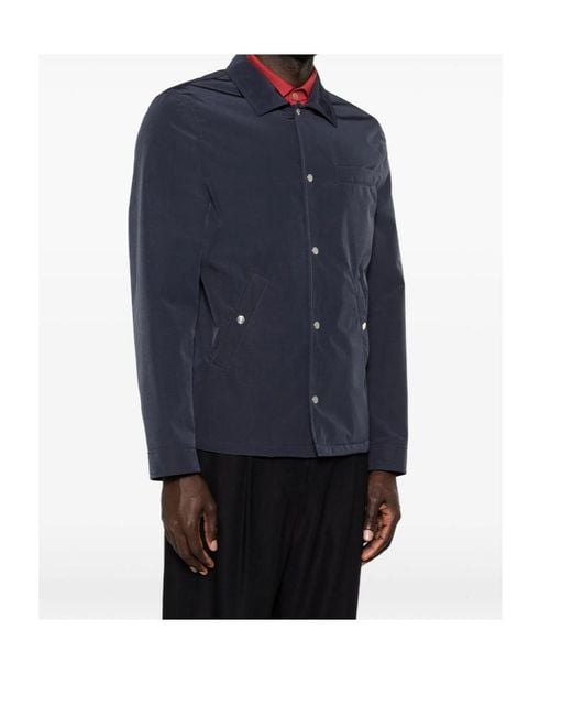 Brunello Cucinelli Blue Padded Jacket for men