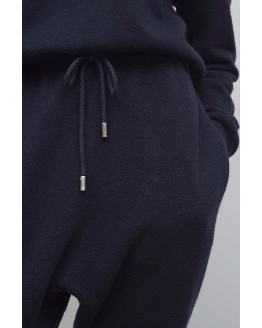 The Row Blue Drawstring Lounge Pants