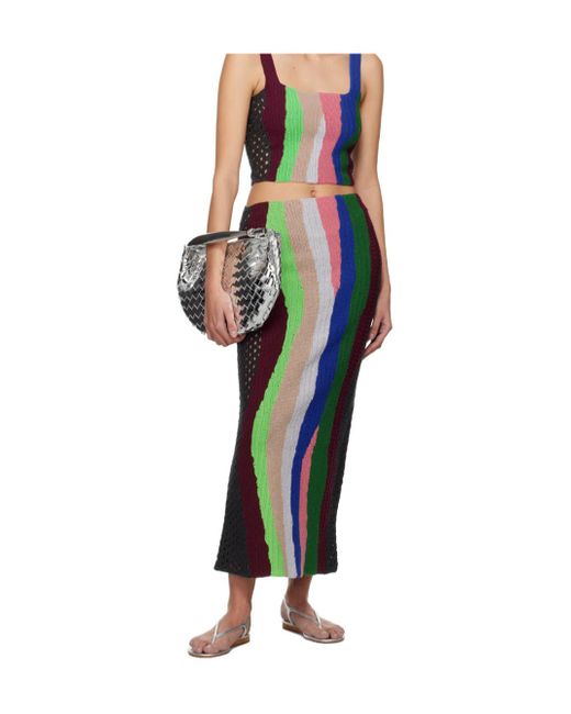 Gabriela Hearst Green Fatima Maxi Skirt
