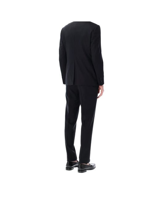 Lardini Black Soiree Single-Breasted Suit for men
