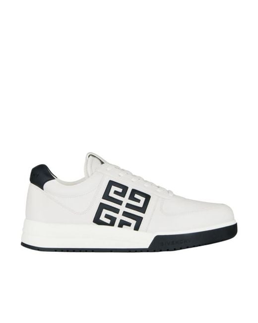 Givenchy White G4 Low-Top Sneakers for men