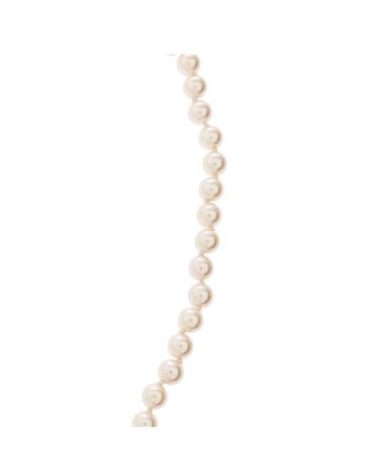 Vivienne Westwood Metallic Simonetta Pearl Necklace