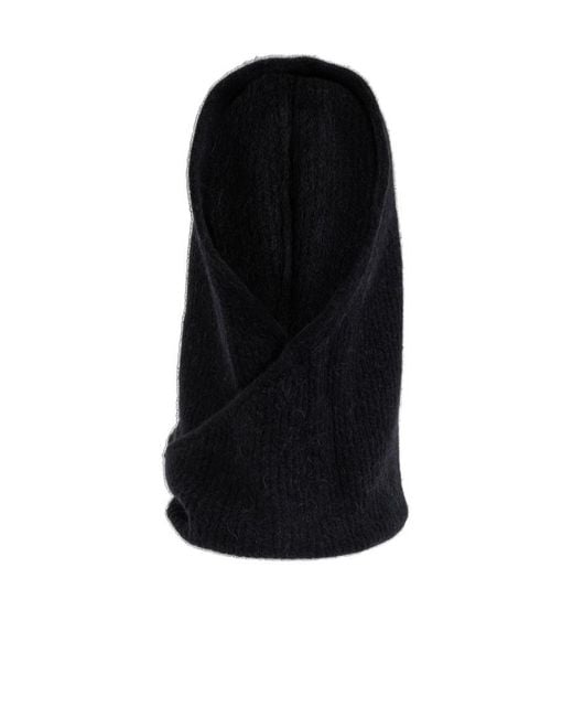 Ganni Black Logo Hat