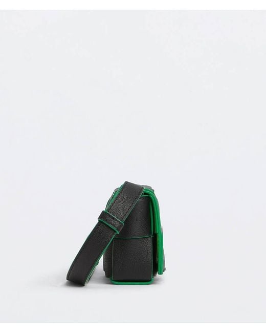 Bottega Veneta Black Logo Knitted Shoulder Bag for men