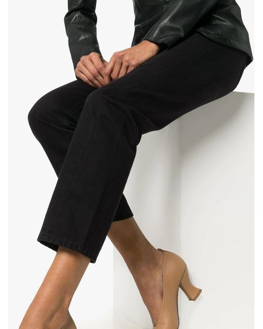 Totême Black High-Rise Jeans