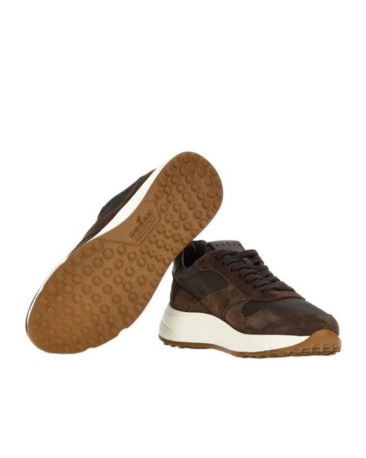 Hogan Brown Hyperlight Low-Top Sneakers for men