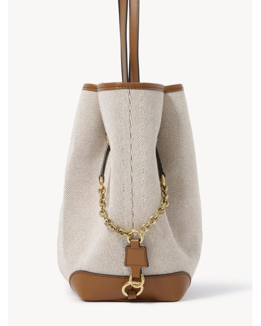 Chloé Natural Chloé Clover Double Carry Bag