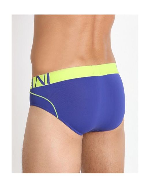 Emporio Armani Blue Logo Detail Panties for men