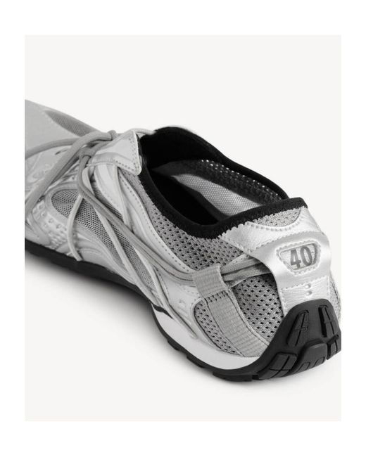 Balenciaga White Radar Slip-On Sneakers