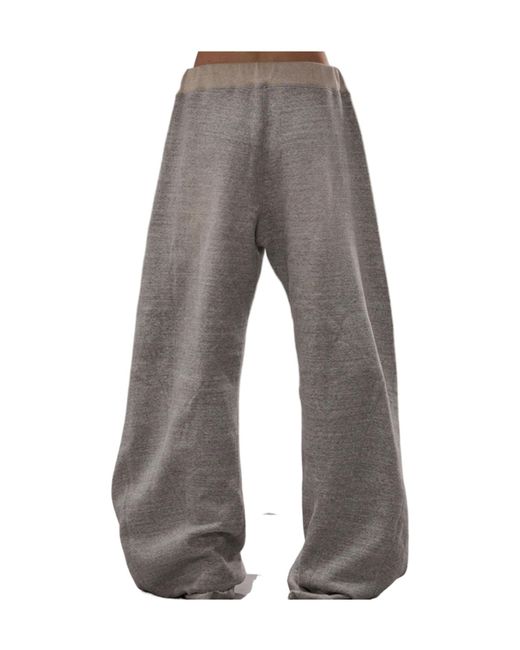 R13 Gray Pleated Sweatpants